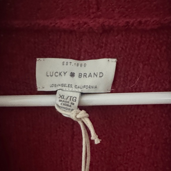 Women's Red Sweater - Picture 3 of 7